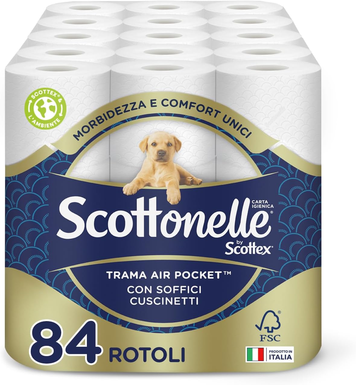 Scottonelle: Morbidezza e Resistenza in 84 Rotoli